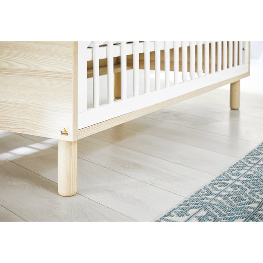 Kwekerij 'Flow' breed groot 3 delen: ledikant, brede commode, grote kledingkast - Smart Simple
