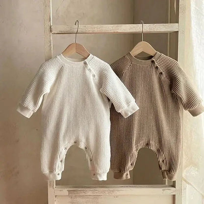 Annie & Charles® - Baby jumpsuit wafelpiqué katoen