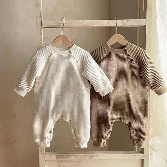 Annie & Charles® - Baby jumpsuit wafelpiqué katoen