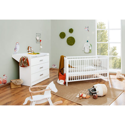 Startset 'Viktoria' breed2 - delig: ledikantbed, brede commode - Smart Simple