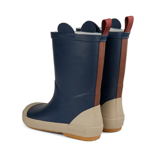 Anton animal rubberboots - Black Iris - Smart Simple