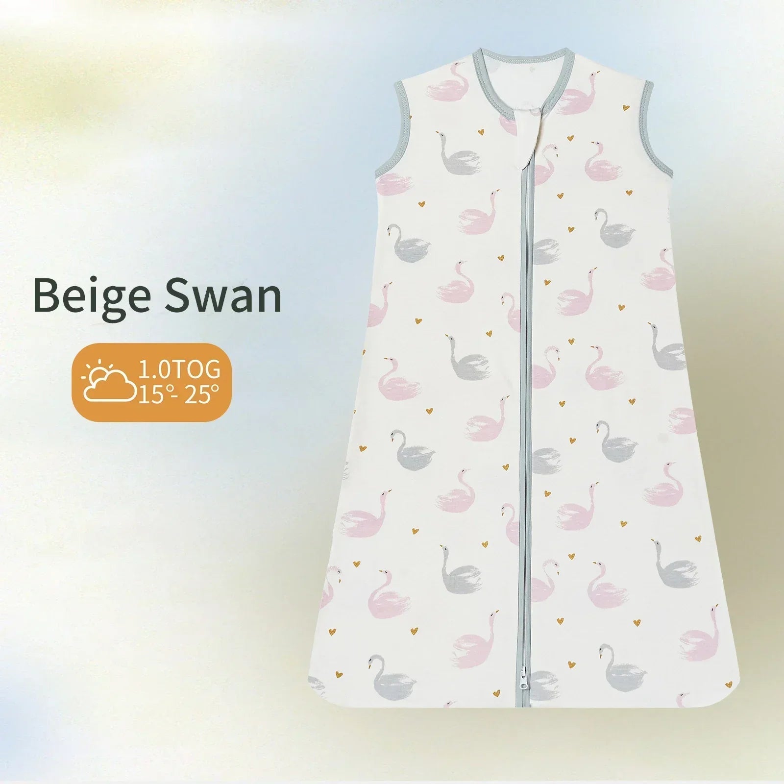 Baby Sleeping Bag Summer Thin Baby Sleepsack Kids Sleepwear Anti - Kick Blanket 3 - 18Months Animal Cartoon Print 100% Cotton - Smart Simple