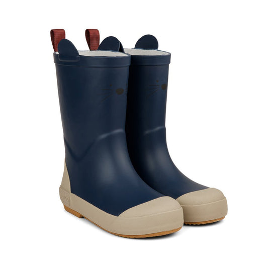 Anton animal rubberboots - Black Iris - Smart Simple