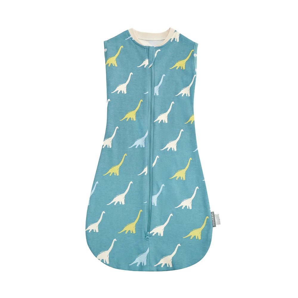 Newborn Thin Sleeveless Baby Swaddling Sleeping Bag 100% Cotton Summer Anti - Kick Quilt Baby Wrapping Sleeping Magic Device - Smart Simple