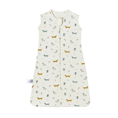 Sleeveless Vest Baby Sleeping Bag Cotton Thin Breathable Pajamas Anti - Kicking Cocoon for Newborn Envelope Sleep Sack Bedding - Smart Simple
