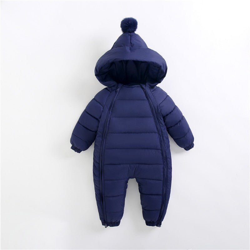 Newborn katoenen jas – warme babyjas met capuchon