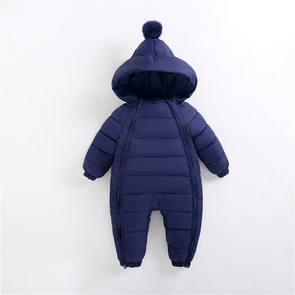 Newborn katoenen jas – warme babyjas met capuchon