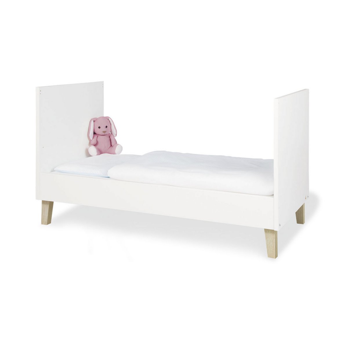 Kwekerij 'Lumi' extra breed 3 delen: ledikant, extra brede commode, 2 - deurs kledingkast - Smart Simple