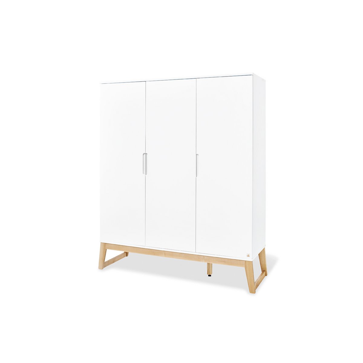 Kwekerij 'Bridge' breed groot 3 delen: ledikant, brede commode, grote kledingkast - Smart Simple