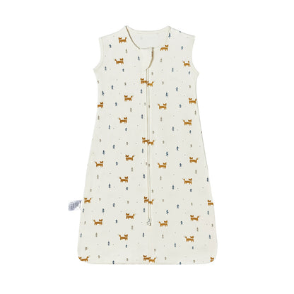Sleeveless Vest Baby Sleeping Bag Cotton Thin Breathable Pajamas Anti - Kicking Cocoon for Newborn Envelope Sleep Sack Bedding - Smart Simple