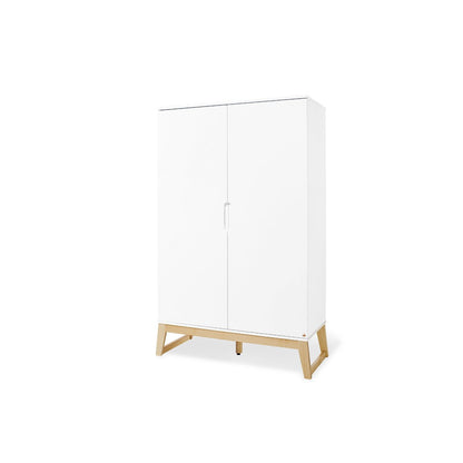 Kwekerij 'Brug' breed 3 delen: ledikant, brede commode, 2 - deurs kledingkast - Smart Simple