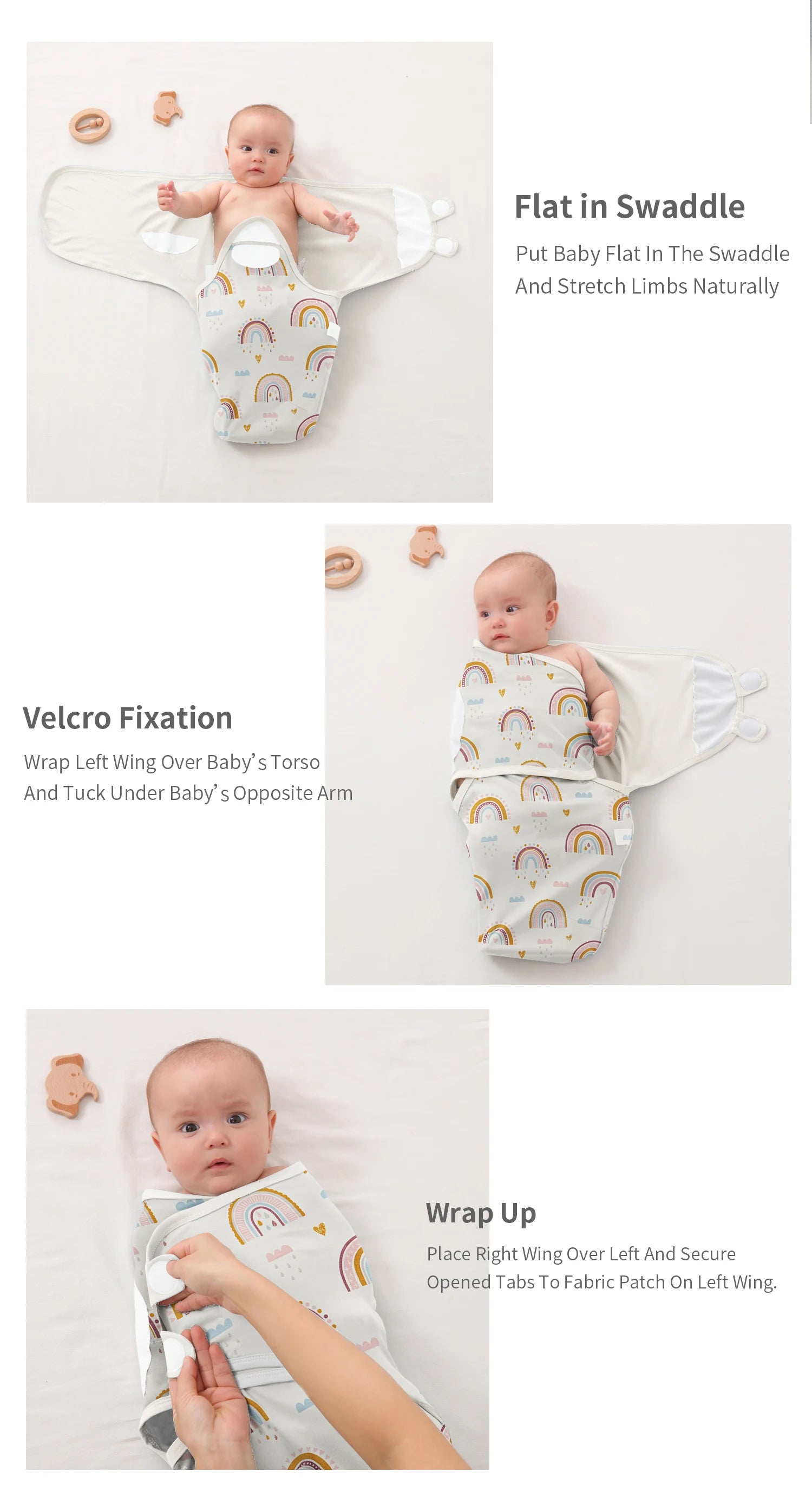 INSULAR New Summer Thick Swaddle 100% Cotton Newborn Infant Bags Wrapping Baby Sleep Sack Diaper Cocoon For Newborns Bags 1pc - Smart Simple