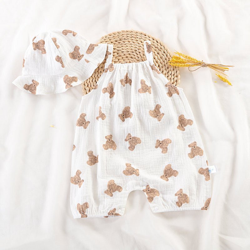 Zomer Baby Jumpsuit – Mouwloos Kruippakje voor Jongens & Meisjes - Smart Simple