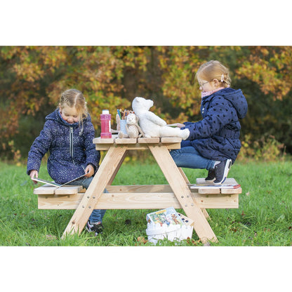 Kinderpicknickbank 'Nicki für 4 Maxi' naturel - Smart Simple