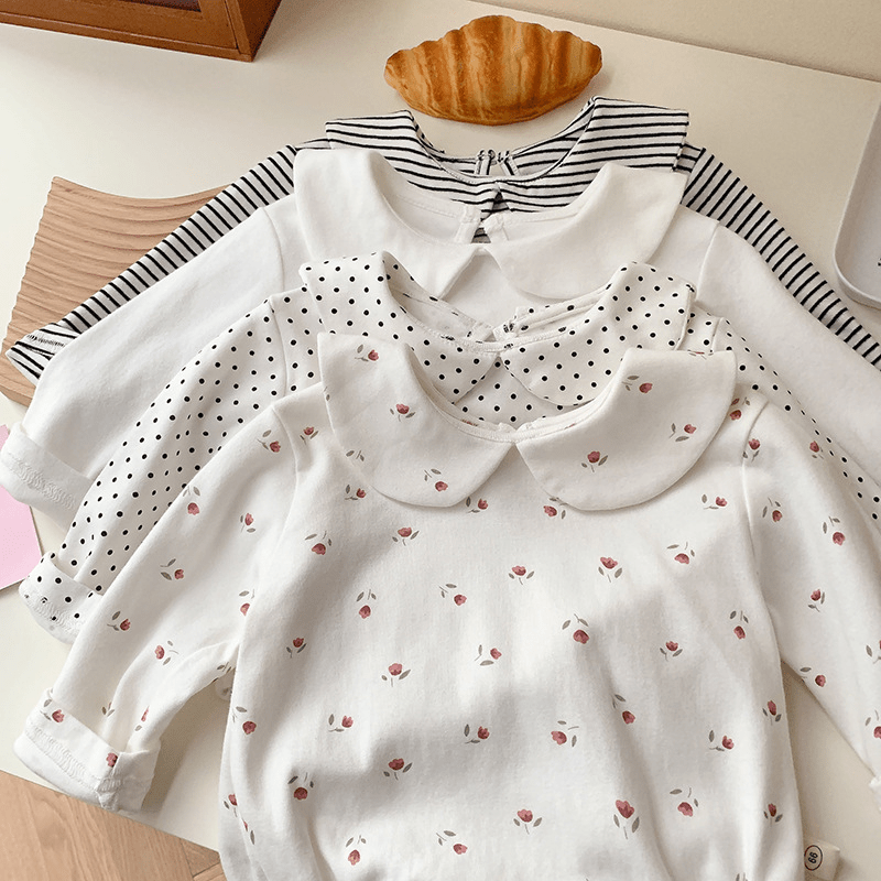 Annie & Charles® Babybody katoen met lange mouwen – Naomi collectie