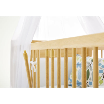 Kwekerij 'Natura' breed 3 delen: ledikant, brede commode, 2 - deurs kledingkast - Smart Simple