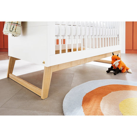 Kwekerij 'Brug' extra breed 3 delen: ledikant, extra brede commode, 2 - deurs kledingkast - Smart Simple