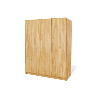 Kwekerij 'Natura' breed groot 3 delen: ledikant, brede commode, grote kledingkast - Smart Simple