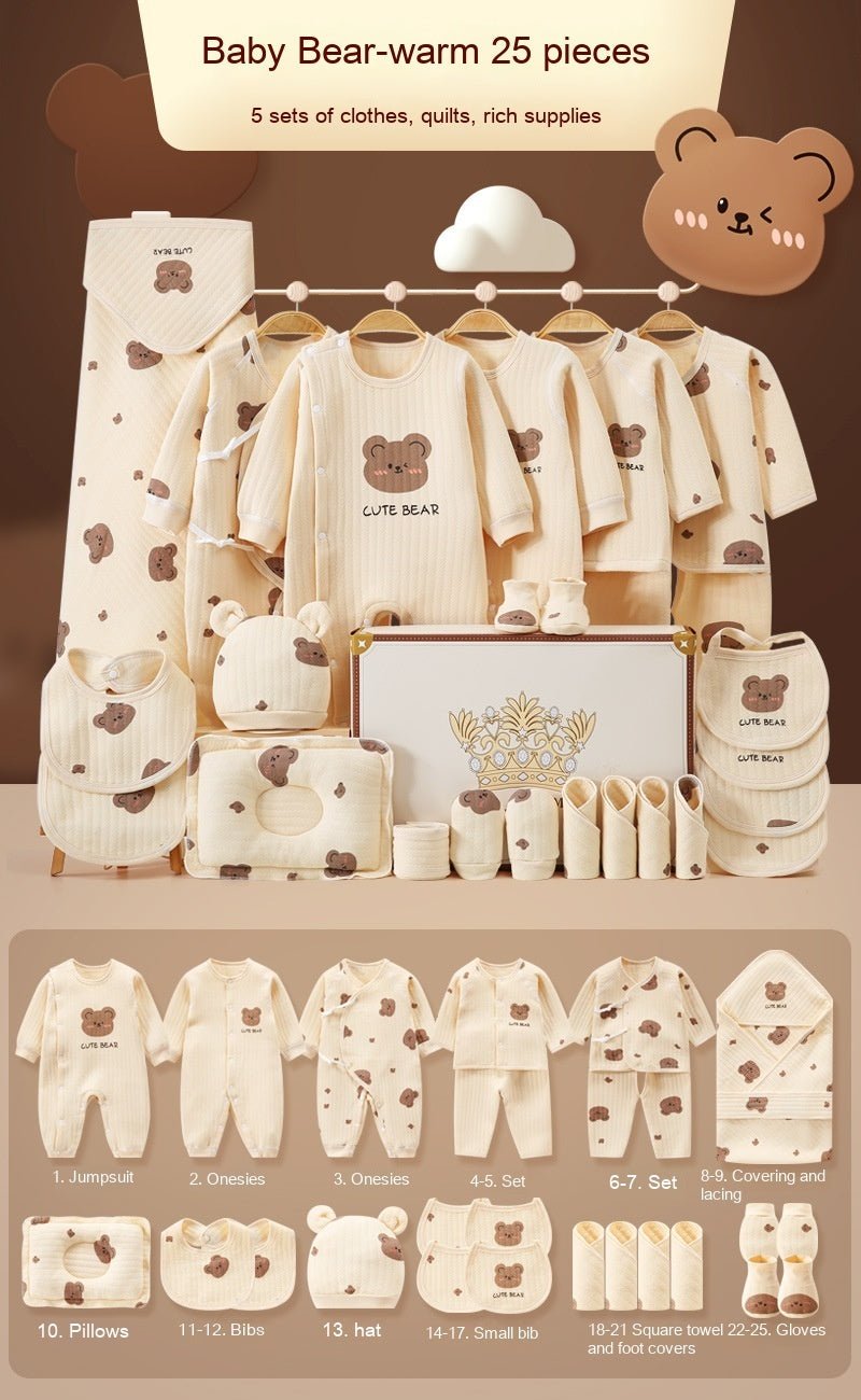Newborn Cadeauset – 100% Katoen Babykleding voor Geboorte of Kraambezoek - Smart Simple