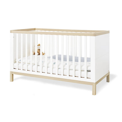 Kwekerij 'Light' breed groot 3 delen: ledikant, brede commode, grote kledingkast - Smart Simple