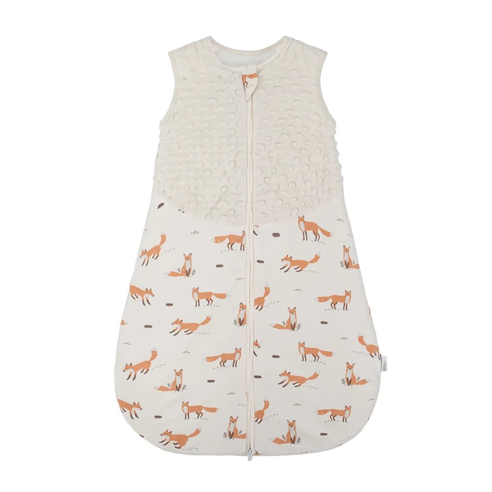 Sleep Sack 3 - 24 Months Warm Soft Doudou Patchwork 2.5Tog Keep Warm Sleeveless 2 - Ways Zipper Anti - Kick Blanket - Smart Simple