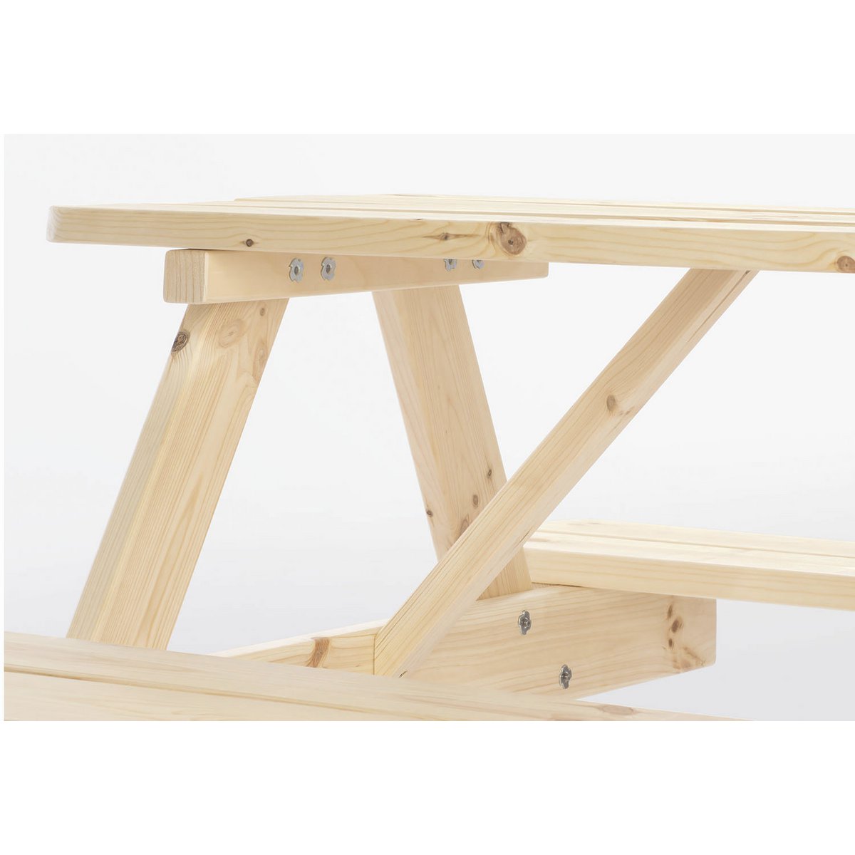Kinderpicknickbank 'Nicki für 4 Maxi' naturel - Smart Simple