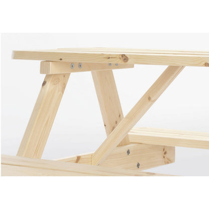 Kinderpicknickbank 'Nicki für 4 Maxi' naturel - Smart Simple