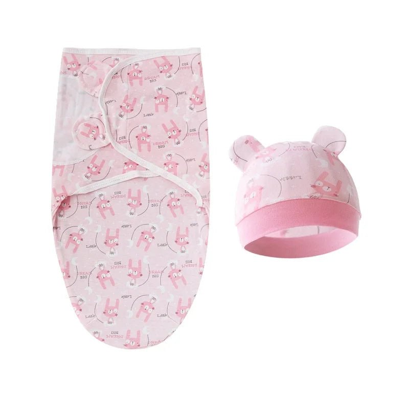 Cozy Infant Sleep Sack with Cute Animal Design - Adjustable Tightness, Soft Blanket, Cotton Material - Smart Simple