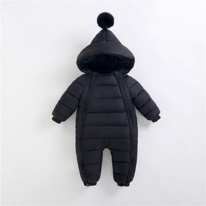 Newborn katoenen jas – warme babyjas met capuchon