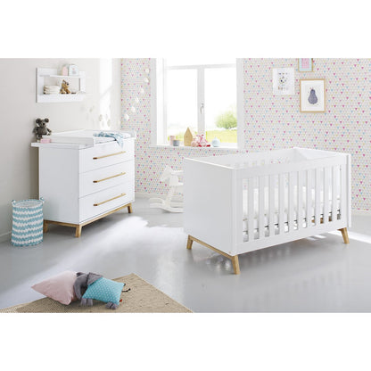 Startset 'Riva' breed 2 delen: ledikant, brede commode - Smart Simple