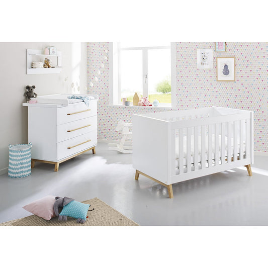 Startset 'Riva' breed 2 delen: ledikant, brede commode - Smart Simple
