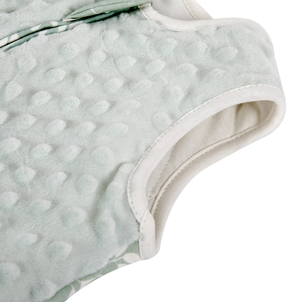 Sleep Sack 3 - 24 Months Warm Soft Doudou Patchwork 2.5Tog Keep Warm Sleeveless 2 - Ways Zipper Anti - Kick Blanket - Smart Simple