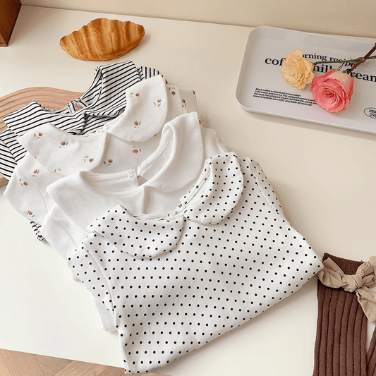 Annie & Charles® Babybody katoen met lange mouwen – Naomi collectie