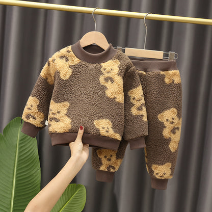 Baby Jongensset – Westerse Herfst/Winter Trainingspak (2-delig)