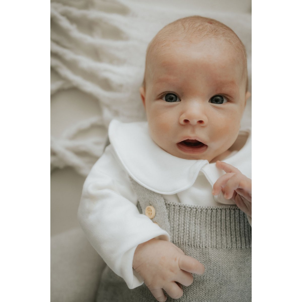 Annie & Charles® Babybody katoen met lange mouwen – Naomi collectie