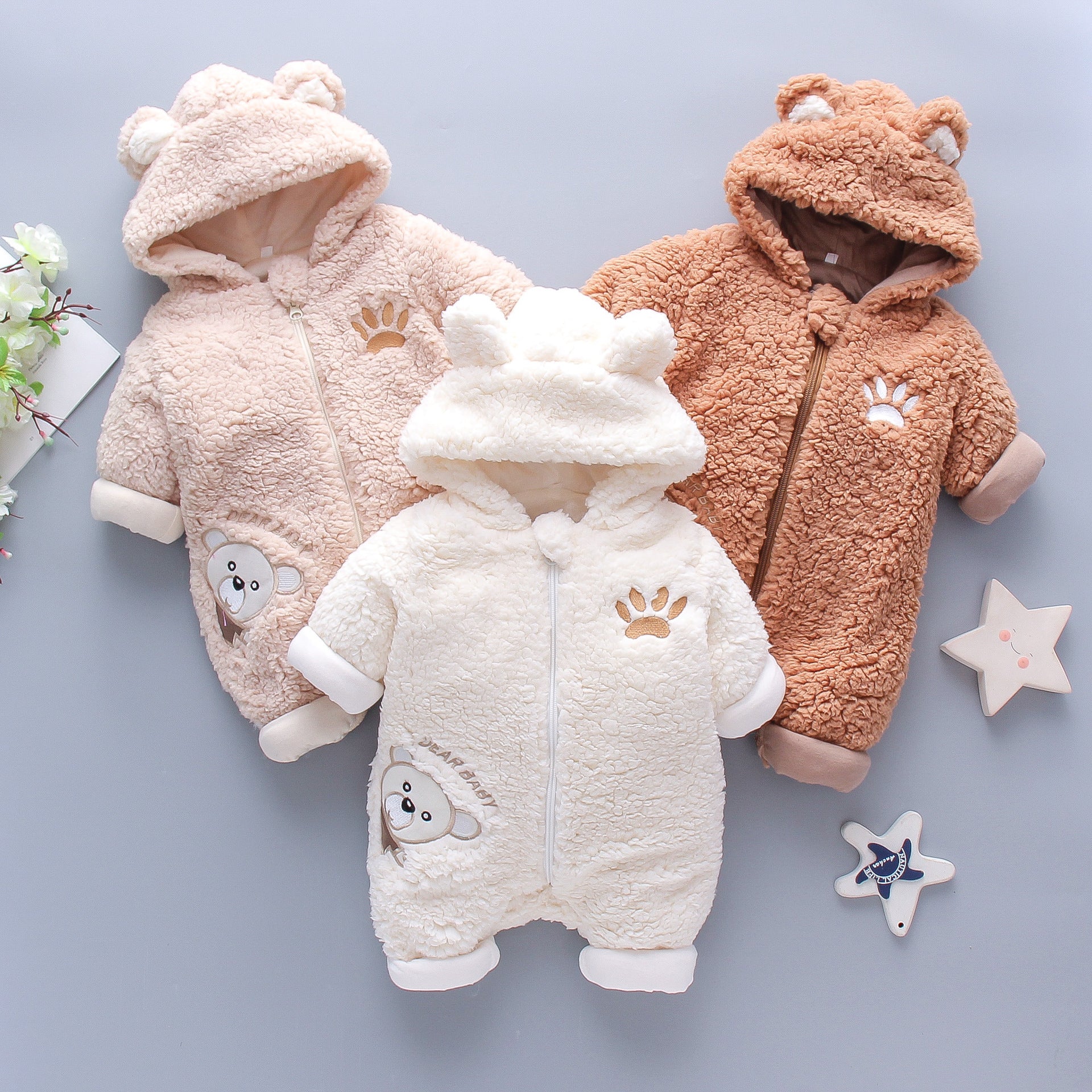Katoenen Baby Romper – Winter - Smart Simple
